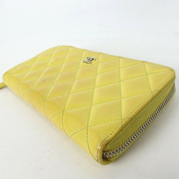 Auth Chanel Matelasse Cc Mark Round #4421C13 - Picture 5 of 12